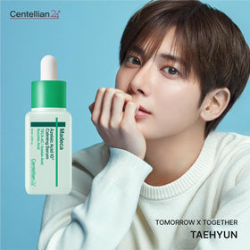 CENTELLIAN 24 cooling serum swatch offering immediate redness relief