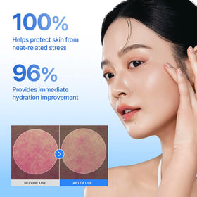 Pump application of CENTELLIAN 24 Madeca Cream Hydra Calming for even distribution