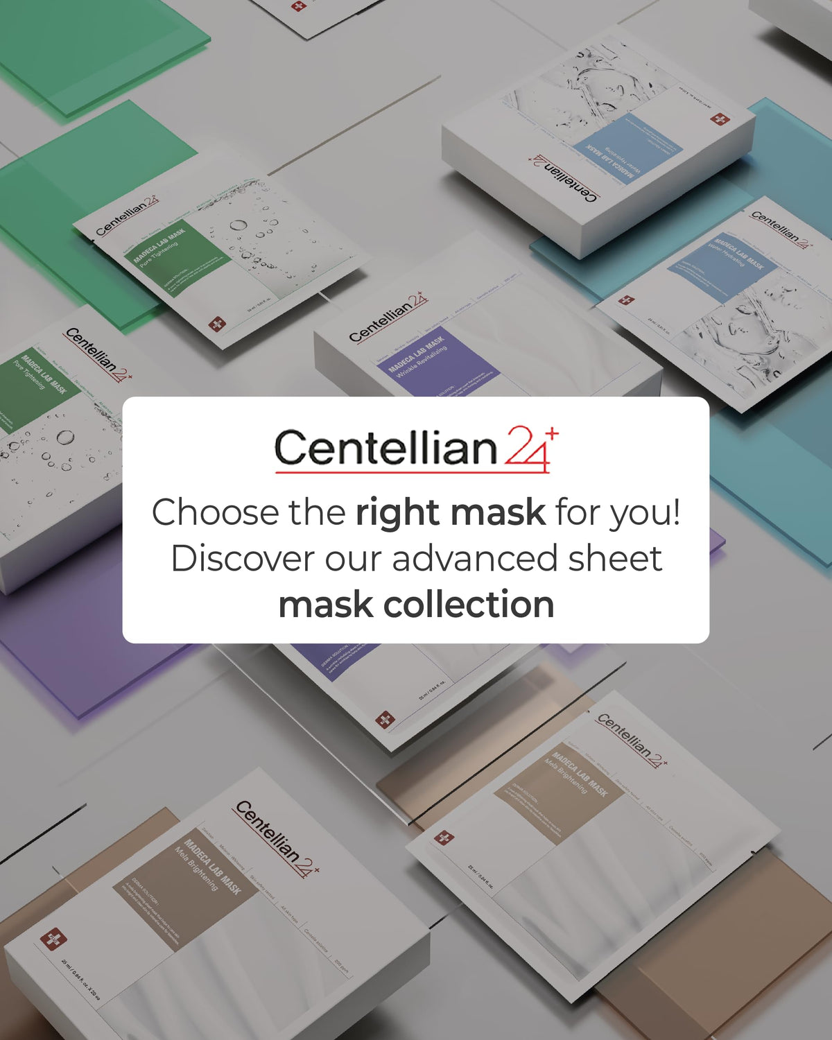 Centellian 24 Madeca Mask vegan sheet pack promotes healthy skin daily.