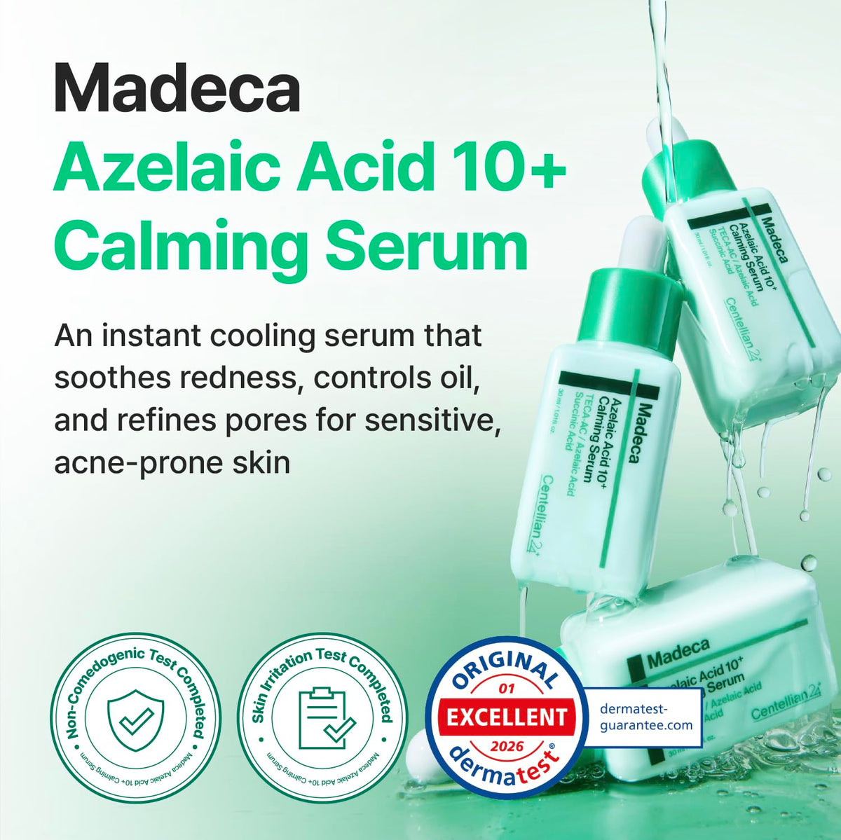 CENTELLIAN 24 TECA AC and zinc PCA in action for balanced sebum
