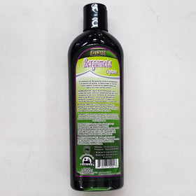 Centro Herbolario Bergamot Organic Shampoo close-up of ingredients and keratin for healthier-looking hair.