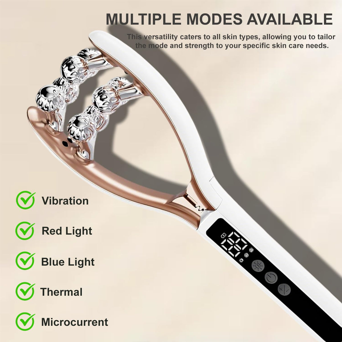 CENXIGO multi-area massager for face, neck, arms and legs delivers relaxing relief.