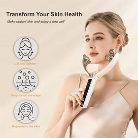CENXIGO lymphatic drainage device for face enhances circulation and a refreshed complexion.
