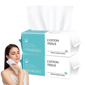 CenYouful 200-count disposable face towel hero image for gentle skincare.