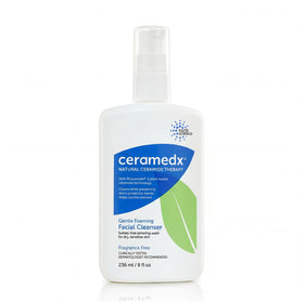 Ceramedx Gentle Foaming Cleanser bottle for sensitive skin.