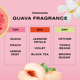 Ceremonia Guava Color Protect Conditioner heat shield image—guards against heat styling.