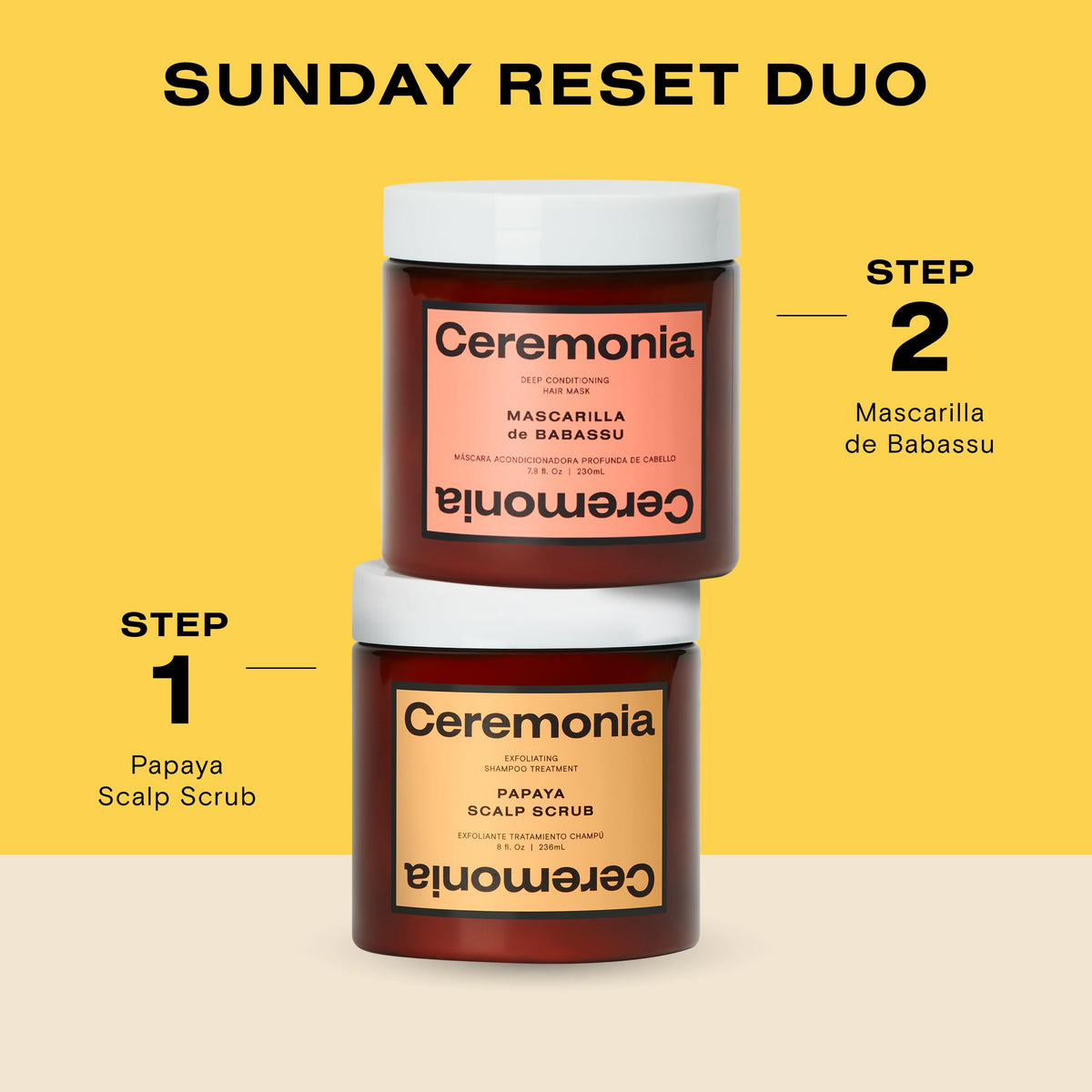 Ceremonia hair softness after use showing improved manageability and shine