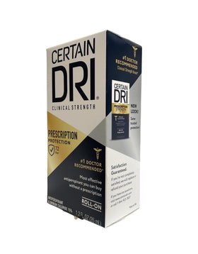 Certain Dri anti-perspirant roll-on three-pack front view promotes daytime dryness.