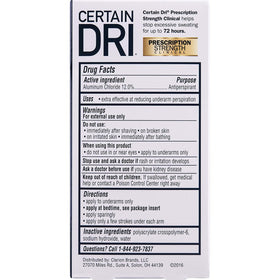 Certain Dri cruelty-free PETA-approved badge reinforces ethical choice.