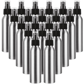 CertBuy 24-pack aluminum spray bottles ready for travel and storage