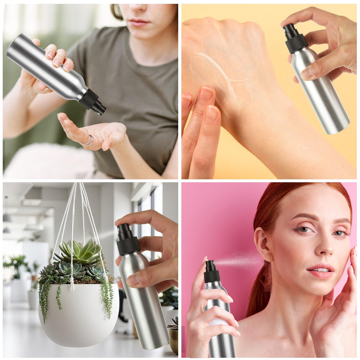 CertBuy portable spray bottles tucked in bag for gym or travel
