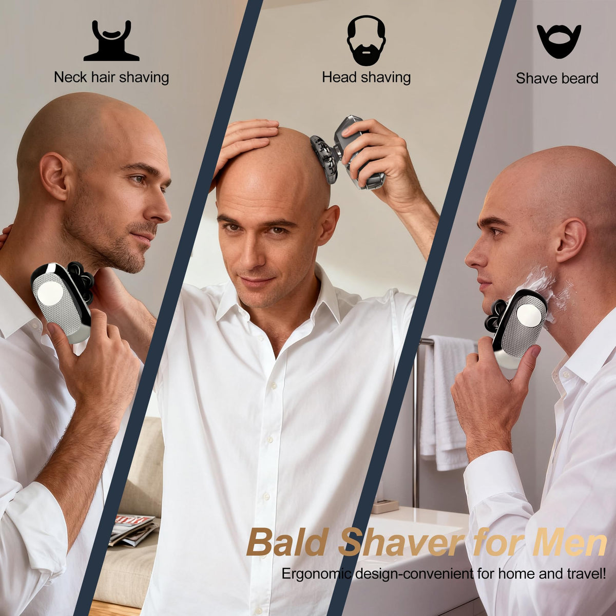 Cesekao detachable shaver head enabling easy deep-cleaning and hygienic maintenance.