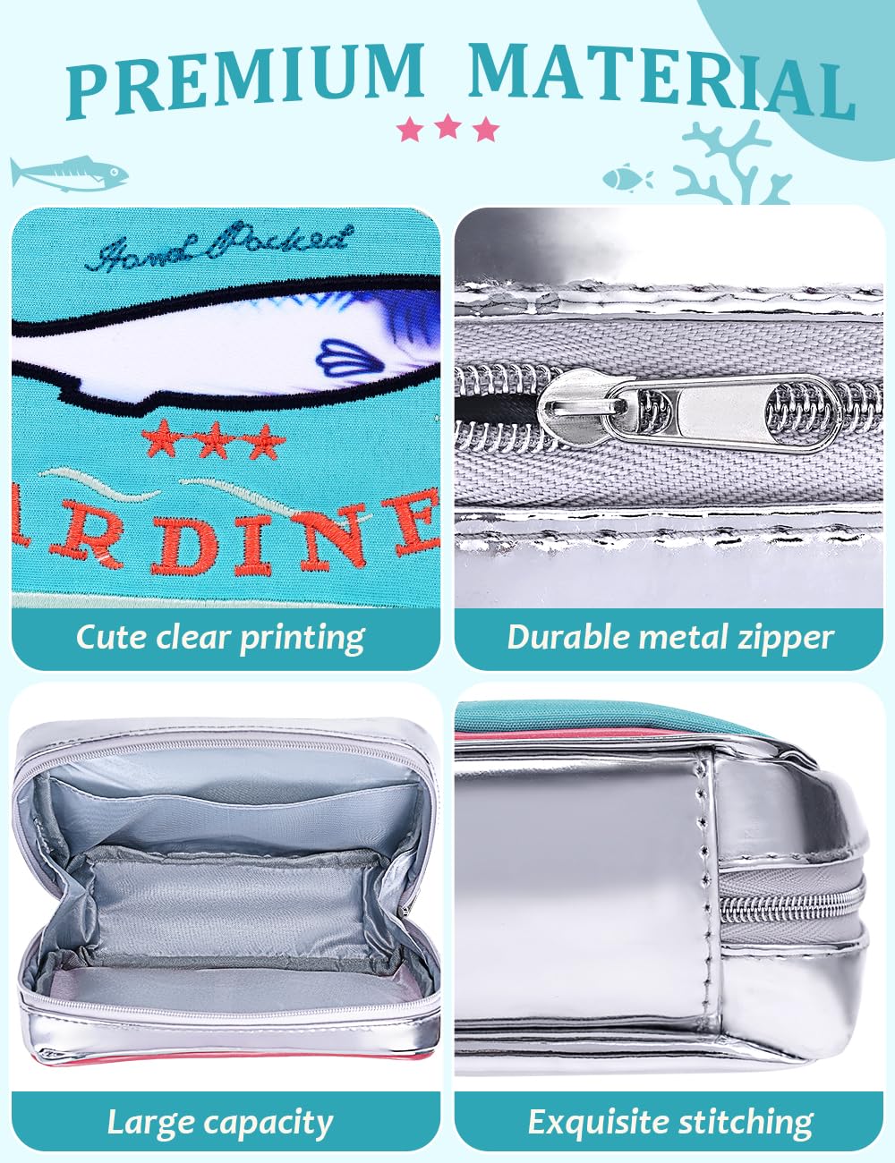 Cessfle portable makeup pouch ideal for packing brushes and small items.