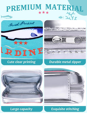 Cessfle portable makeup pouch ideal for packing brushes and small items.