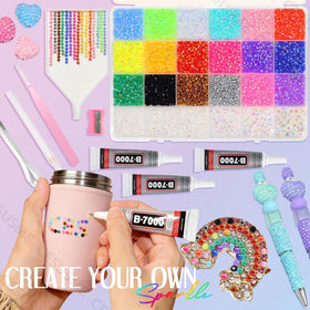 CESUSME aurora borealis finish rhinestones add vibrant, long-lasting shine to crafts.