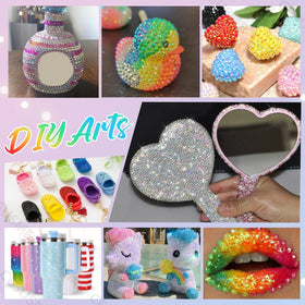 CESUSME rhinestones for nail art and phone case decorating projects.
