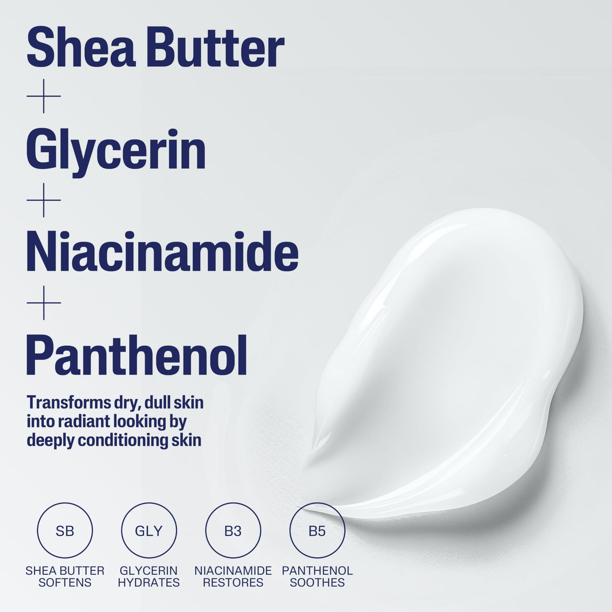 Hands applying Cetaphil lotion demonstrating quick absorption and daily-use comfort.