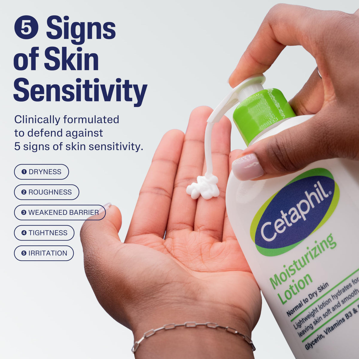 Cetaphil Daily Cleanser foamy-lather closeup highlights gentle cleansing action.