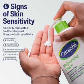 Cetaphil Daily Cleanser foamy-lather closeup highlights gentle cleansing action.