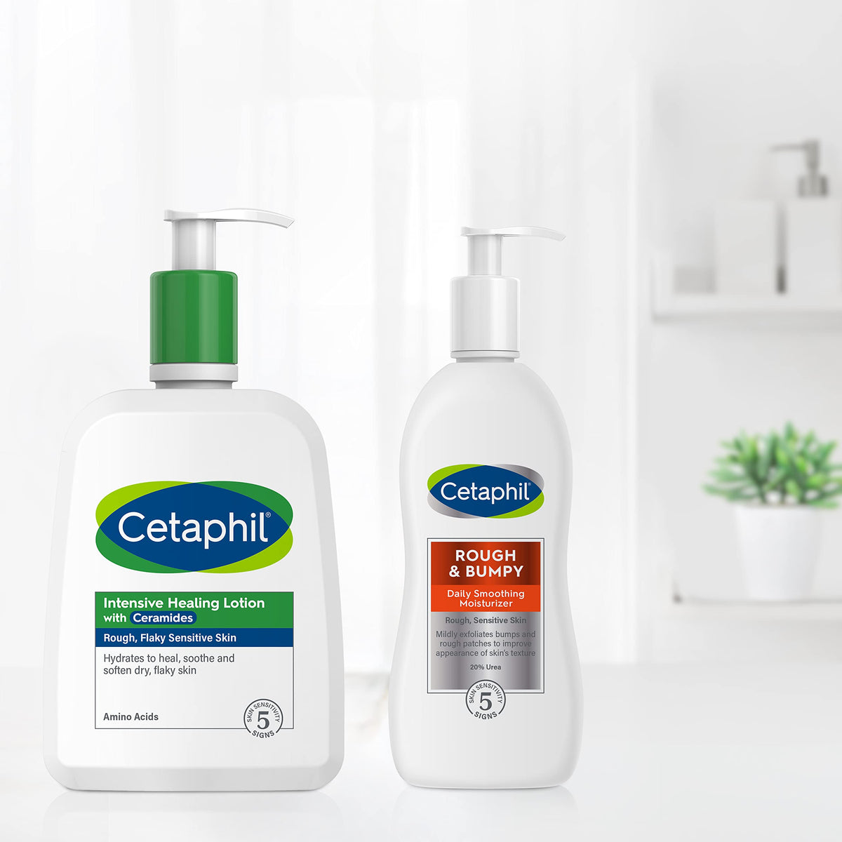 Dermatologist-tested seal with Cetaphil Daily Smoothing Moisturizer on product image.