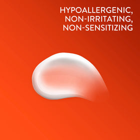 Thigh area using Cetaphil moisturizer highlighting gentle exfoliation benefits.