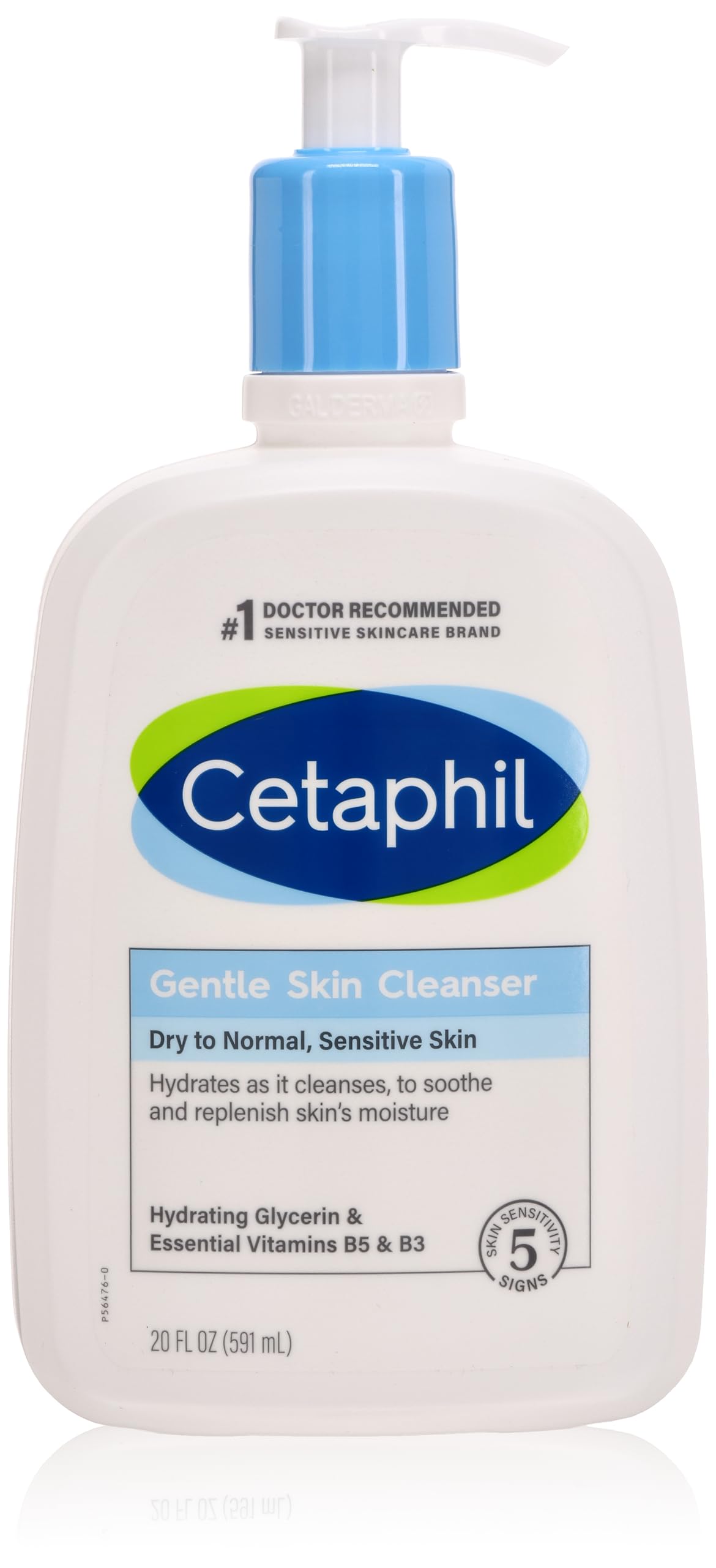 Cetaphil Gentle Skin Cleanser bottle for daily gentle cleansing on sensitive skin.