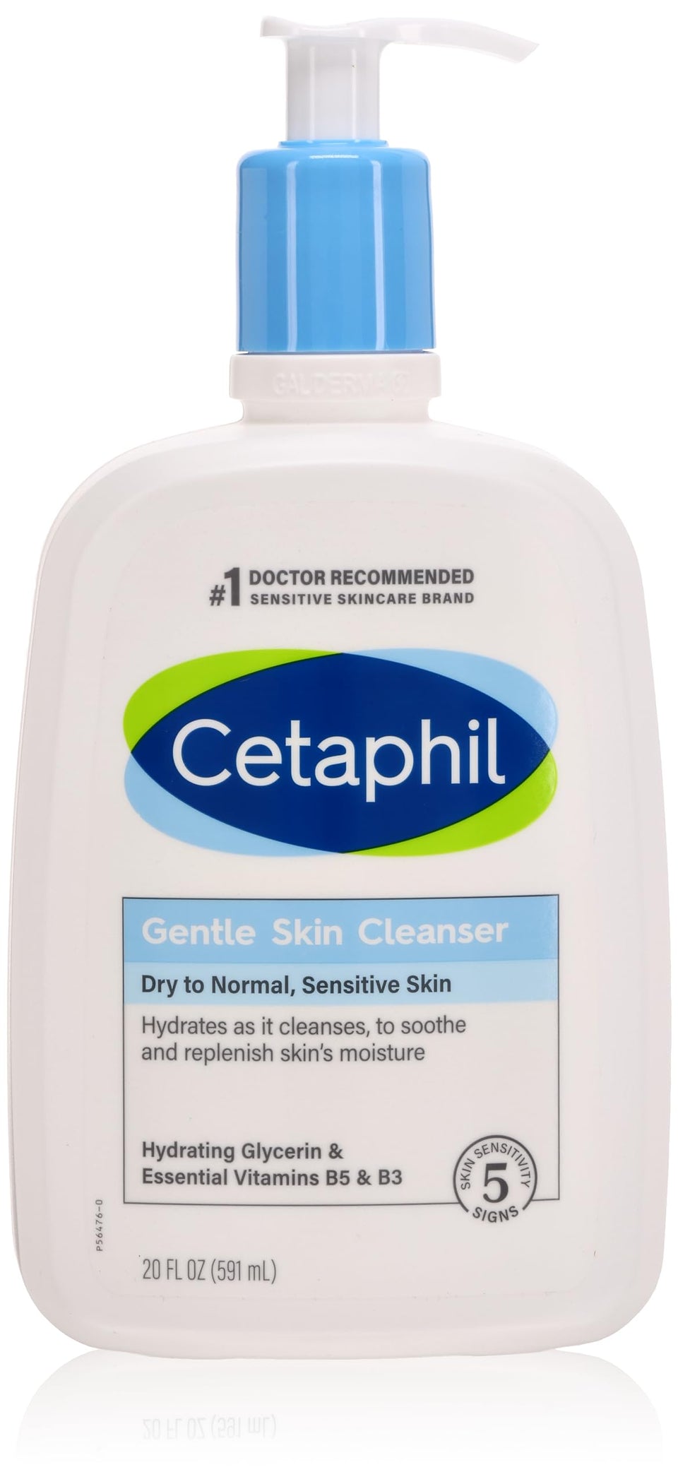 Cetaphil Gentle Skin Cleanser bottle for daily gentle cleansing on sensitive skin.