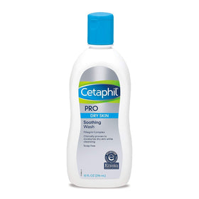 Cetaphil Restoraderm bottle front view, fragrance-free formula for sensitive skin.
