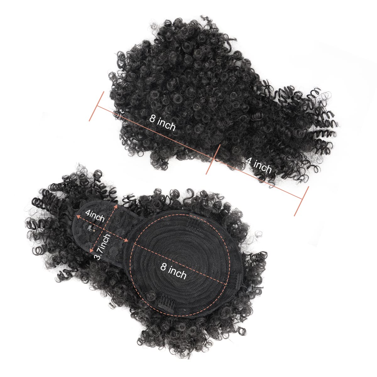 Cetiq Afro Puff headband bonus adds color and hides seams.