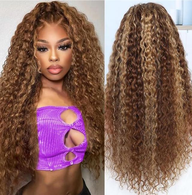 Cfaimity 13x6 ombre lace front wig with natural parting for daily wear