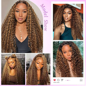 Cfaimity pre-plucked baby hair lace front wig ready to wear