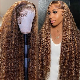 Cfaimity virgin Brazilian hair lace front wig, versatile styling ready