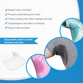 CFGROW strong adhesive underarm pads stay in place without shifting