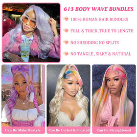 CFY 613 blonde bundles dyed-ready option for creative color experiments