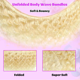 CFY 613 blonde bundles showcase soft, glossy texture ideal for daily wear