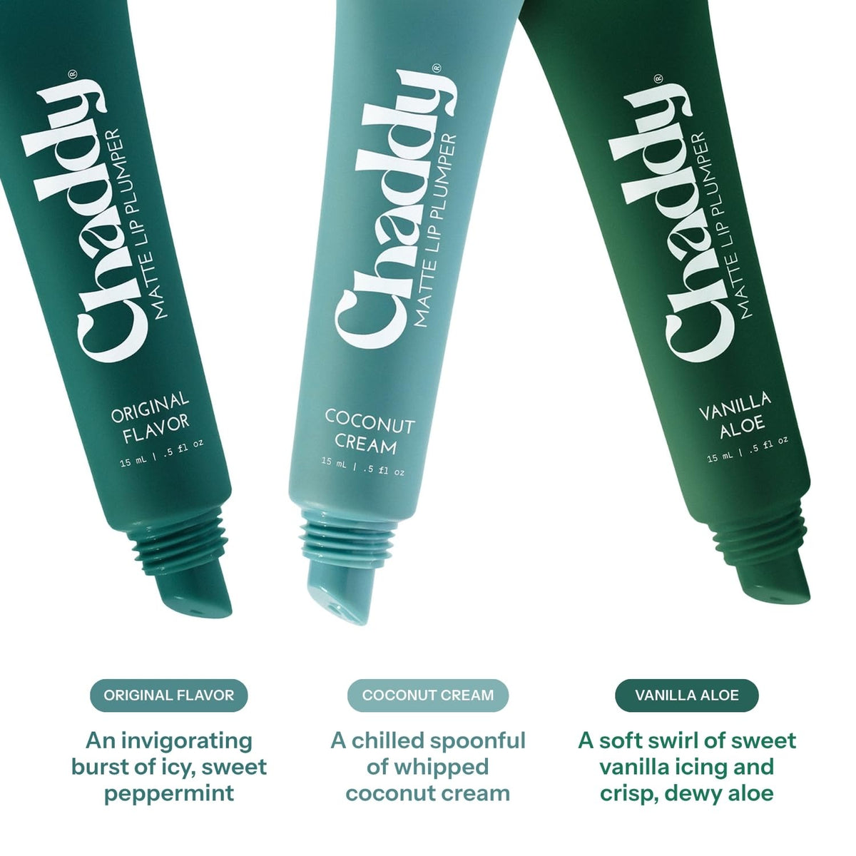 Chaddy Matte Lip Plumper cream texture highlights hydration and smooth feel
