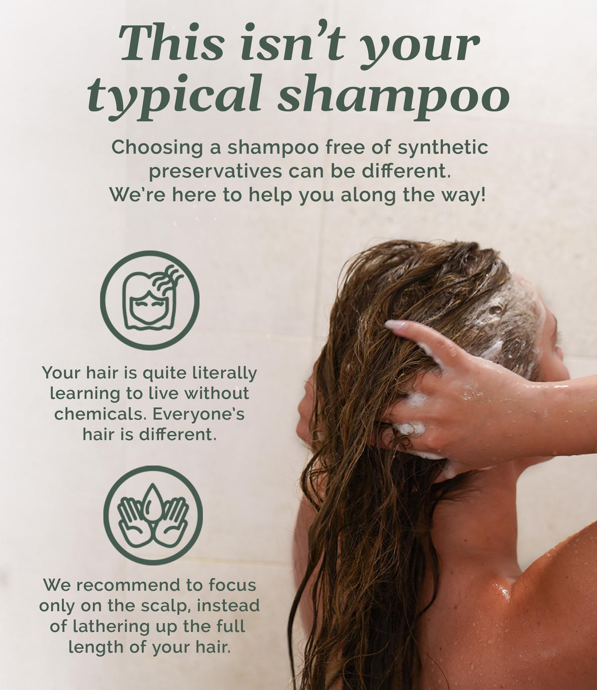 Chagrin Valley Ayurvedic shampoo bar packaging detail emphasizes eco-friendly design.