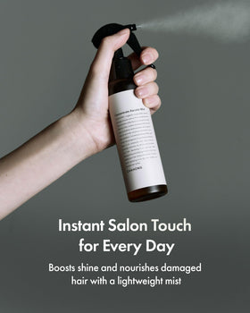 CHAHONG Keratin Hair Repair Mist spray shows fast absorption without heaviness.