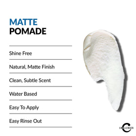 Challenger Matte hairstyle showing a natural, shine-free finish.