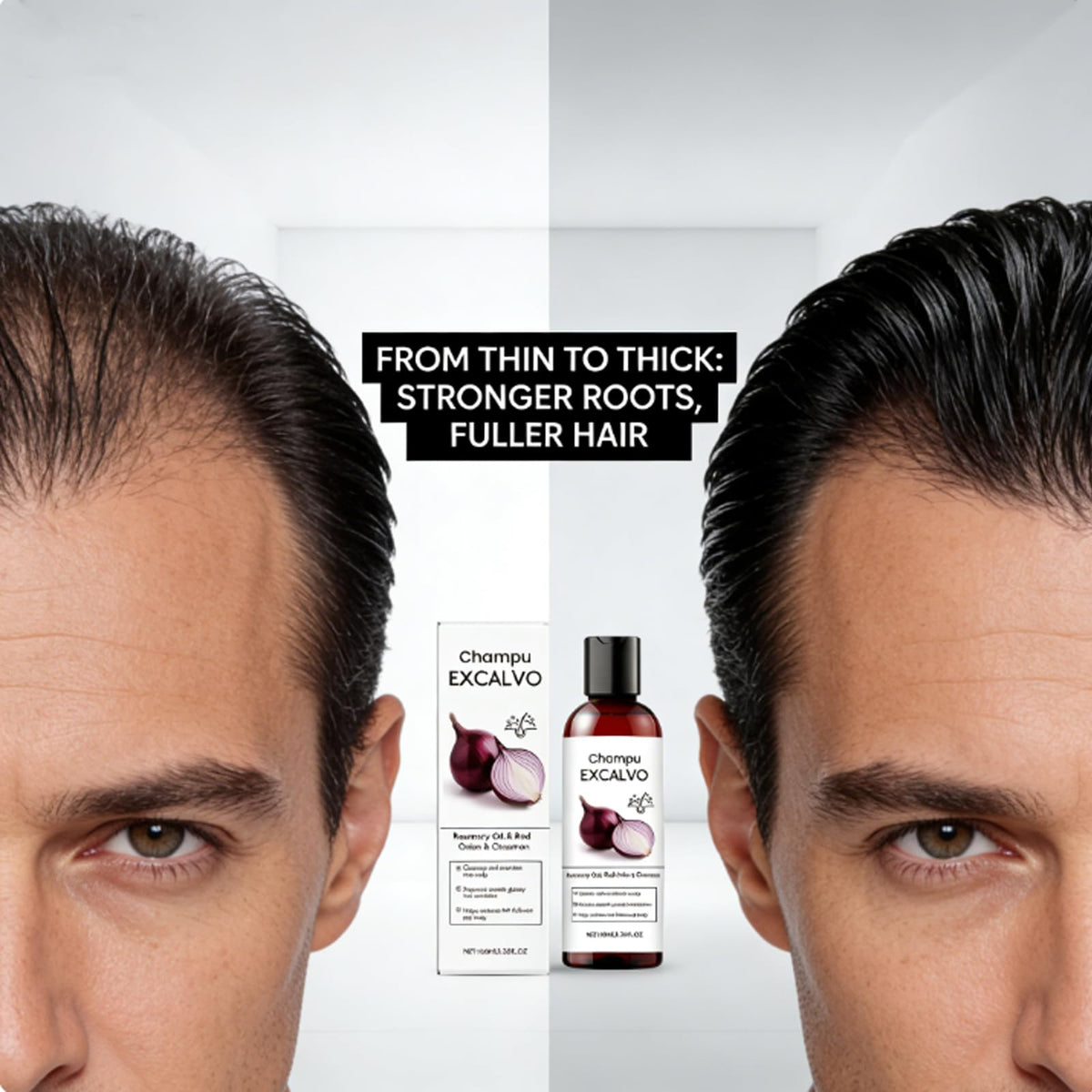 Champu Excalvo coconut oil lather enriching hair feel