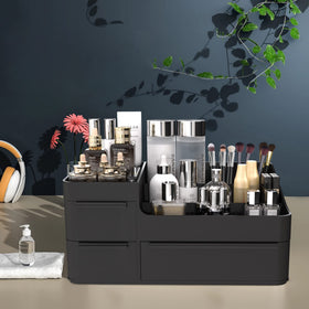 CHANCETSUI multi-use design stores cosmetics, jewelry, and hair accessories.