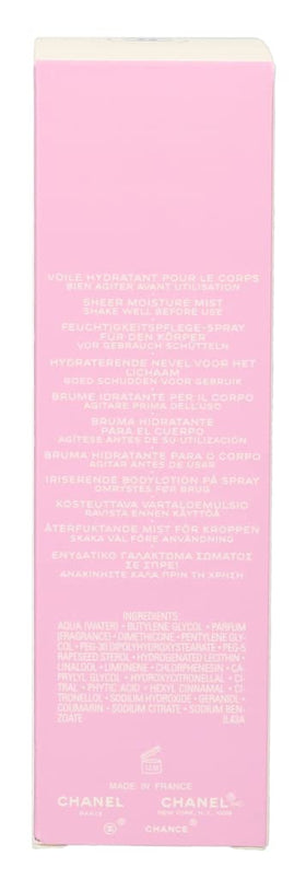 Mist on skin for a fresh, dewy feel
