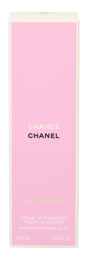 Packaging shot highlighting CHANEL Chance Eau Fraîche 100 ml mist