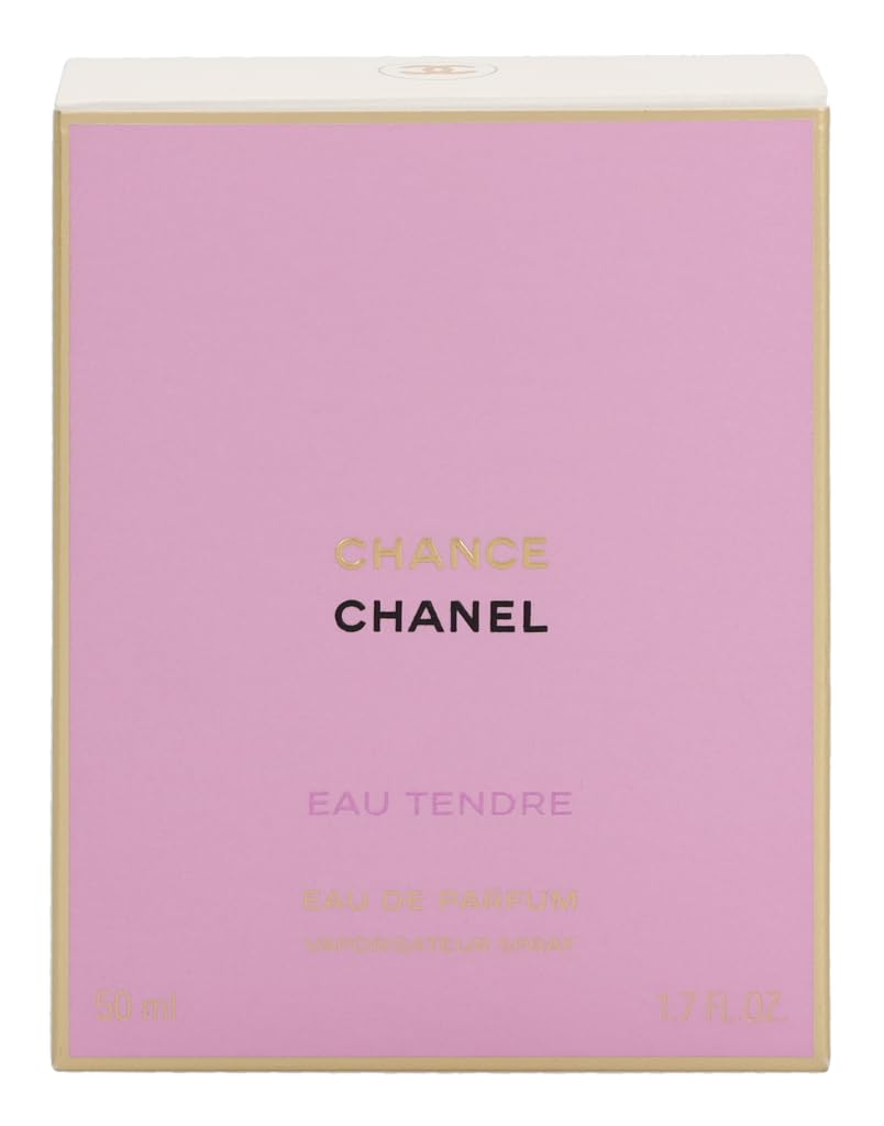 CHANEL Chance Eau Tendre spray delivers a smooth mist for day-to-evening transitions.