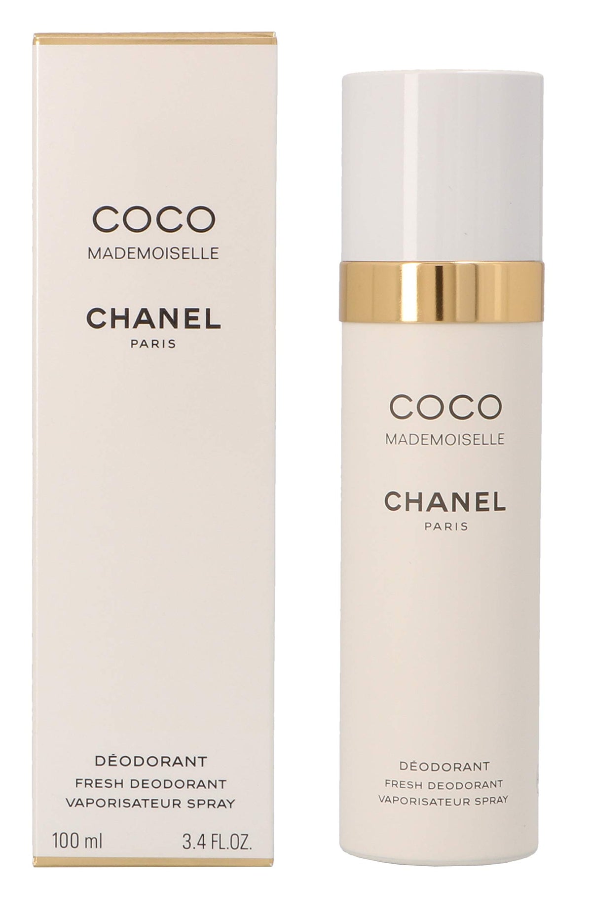Chanel Coco Mademoiselle deodorant spray being applied for quick, refreshing daytime use.