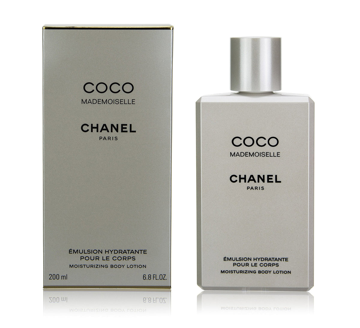 Chanel Coco Mademoiselle packaging display highlighting sophisticated branding