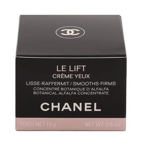 CHANEL Le Lift Crème Yeux application gesture demonstrates smoothing around the eye contour.