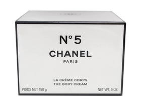 CHANEL N 5 Body Cream pack-shot showing rich texture for moisturized skin.