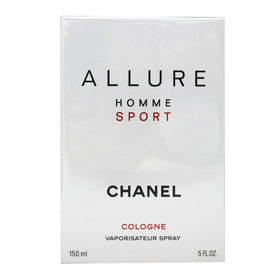 Chanel Sport Cologne model wearing fragrance for versatile daywear.