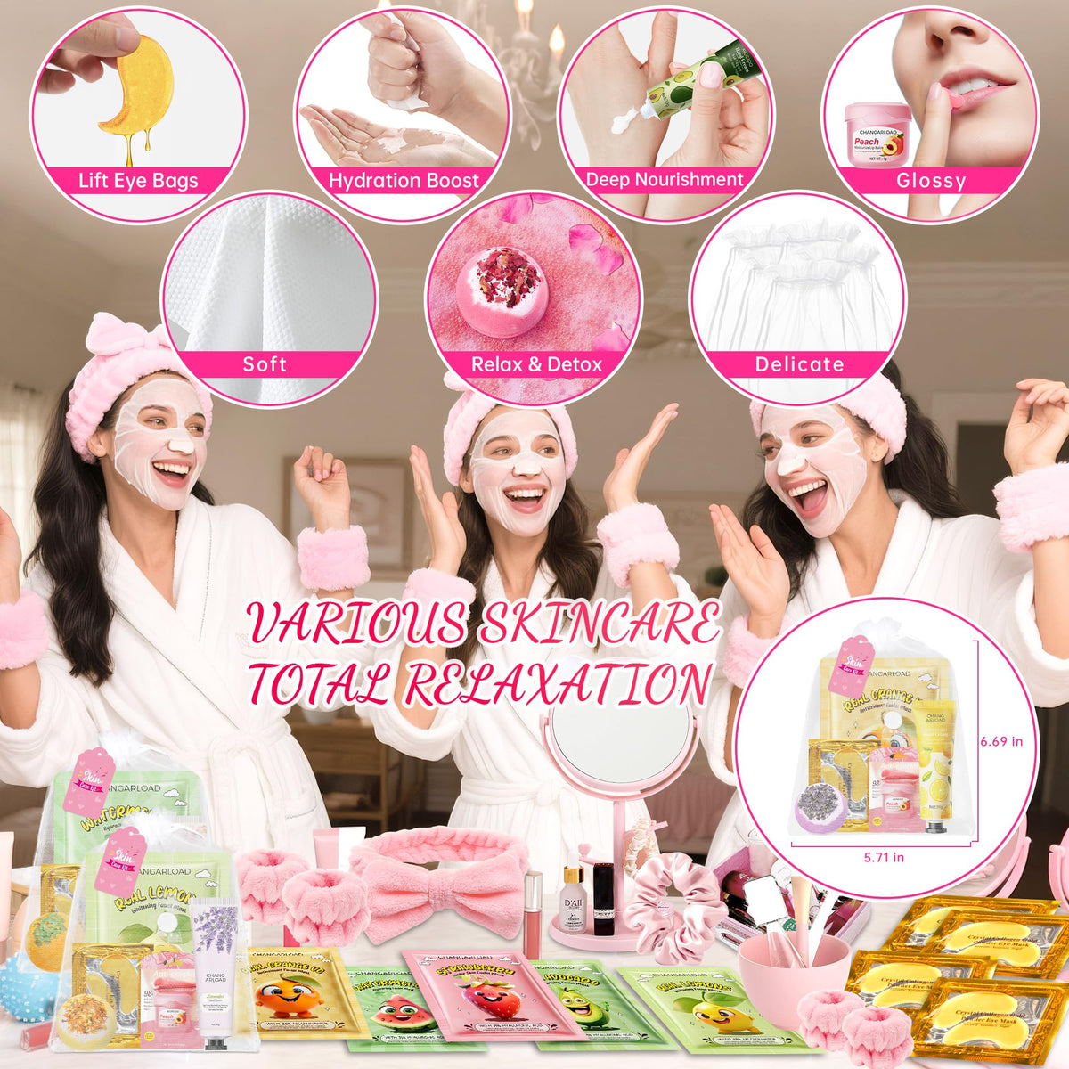 CHANGARLOAD bath salt balls revive tired muscles with calming scents.